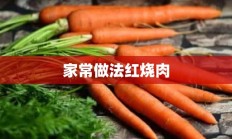 家常做法红烧肉