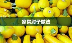 家常肘子做法