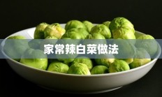 家常辣白菜做法