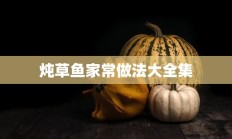 炖草鱼家常做法大全集