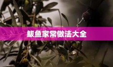 鲅鱼家常做法大全