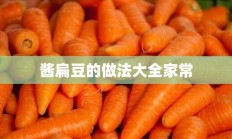 酱扁豆的做法大全家常