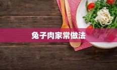 兔子肉家常做法