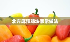 北方麻辣鸡块家常做法