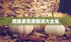 蔬菜家常菜做法大全集