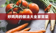 炒鸡肉的做法大全家常菜