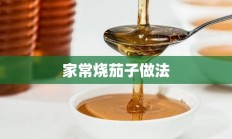 家常烧茄子做法