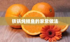 铁锅炖鲤鱼的家常做法