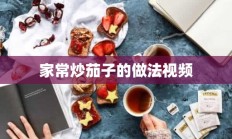 家常炒茄子的做法视频