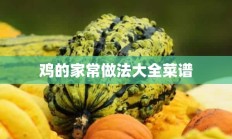 鸡的家常做法大全菜谱