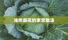 油炸麻花的家常做法