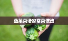 蒸菜菜谱家常菜做法