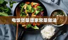 电饭煲菜谱家常菜做法