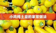 小鸡炖土豆的家常做法