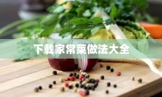 下载家常菜做法大全