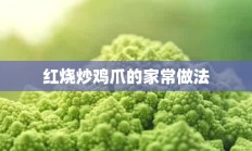 红烧炒鸡爪的家常做法