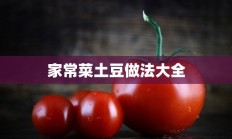 家常菜土豆做法大全