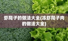 虾爬子的做法大全(冻虾爬子肉的做法大全)