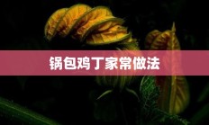 锅包鸡丁家常做法