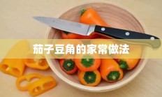 茄子豆角的家常做法