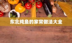 东北炖鱼的家常做法大全