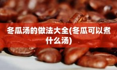 冬瓜汤的做法大全(冬瓜可以煮什么汤)