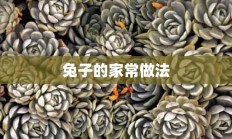 兔子的家常做法