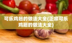 可乐鸡翅的做法大全(正宗可乐鸡翅的做法大全)