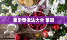 家常菜做法大全 菜谱