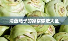 清蒸茄子的家常做法大全