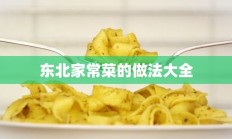 东北家常菜的做法大全