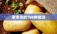 家常汤的100种做法