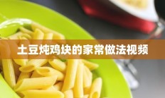 土豆炖鸡块的家常做法视频