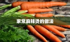 家常麻辣烫的做法