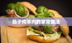 茄子炖羊肉的家常做法