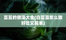 芸豆的做法大全(白芸豆怎么做好吃又简单)