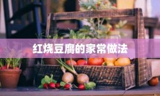 红烧豆腐的家常做法