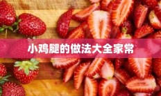 小鸡腿的做法大全家常