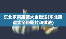 东北家常菜谱大全做法(东北菜谱大全带图片和做法)