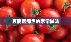 豆腐煮鲫鱼的家常做法