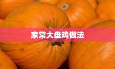 家常大盘鸡做法