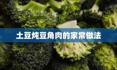 土豆炖豆角肉的家常做法