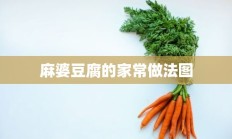 麻婆豆腐的家常做法图