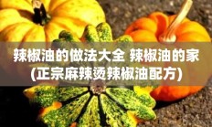 辣椒油的做法大全 辣椒油的家(正宗麻辣烫辣椒油配方)