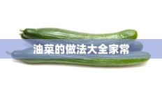 油菜的做法大全家常