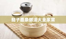 茄子面条做法大全家常