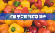 红焖干豆腐的家常做法