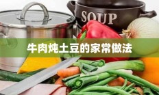 牛肉炖土豆的家常做法