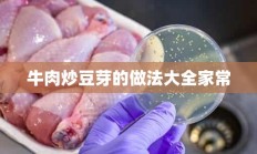 牛肉炒豆芽的做法大全家常