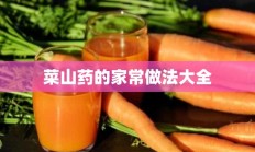 菜山药的家常做法大全